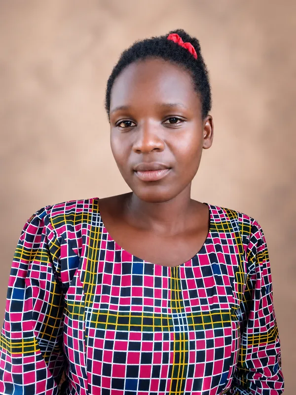 Portrait of Suzana Stephen Biseko, Treasurer of Zimrah Arts Network